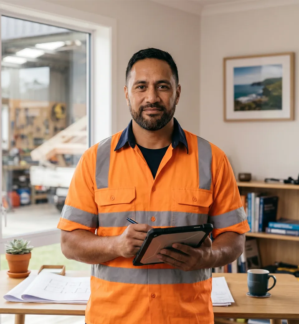 NZ small business owner reviewing an independent contractor agreement