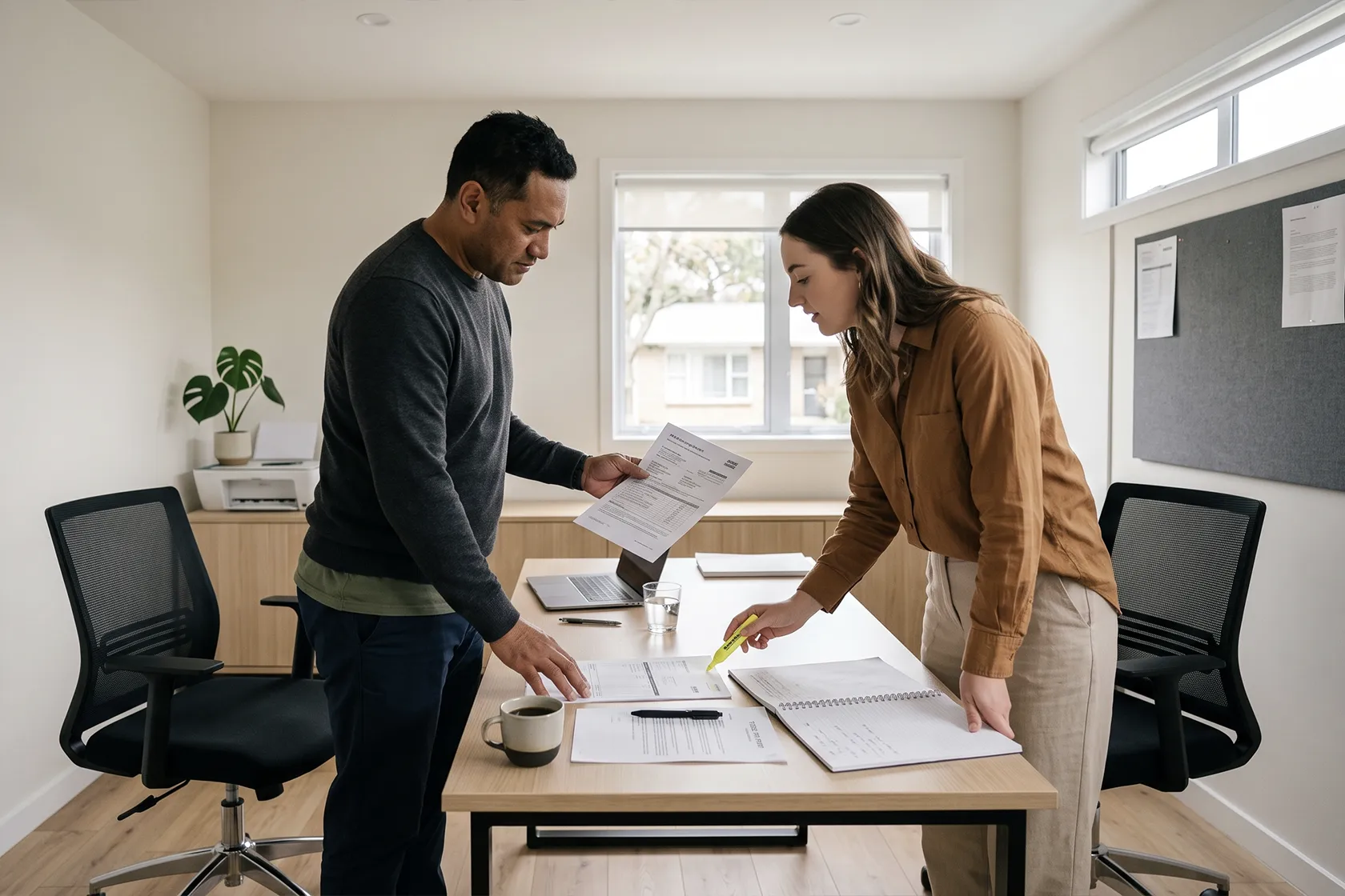NZ business owner reviewing PPSR registration with Margate Group consultant